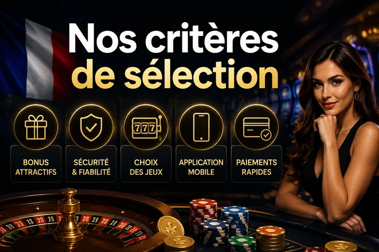 Nos critères de sélection